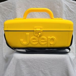 Vintage Portable TeleMania Jeep Boombox Yellow Super Rad CD Cassette  Radio